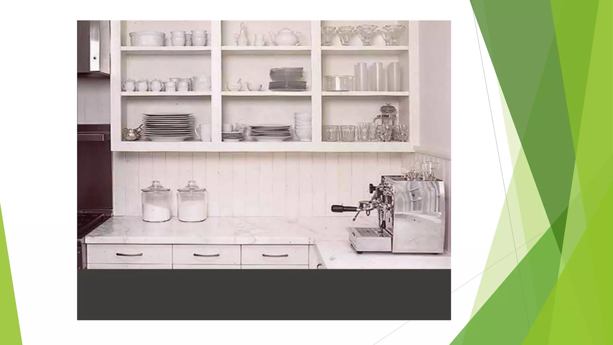 Store and stack kitchen tools and equipment PPT