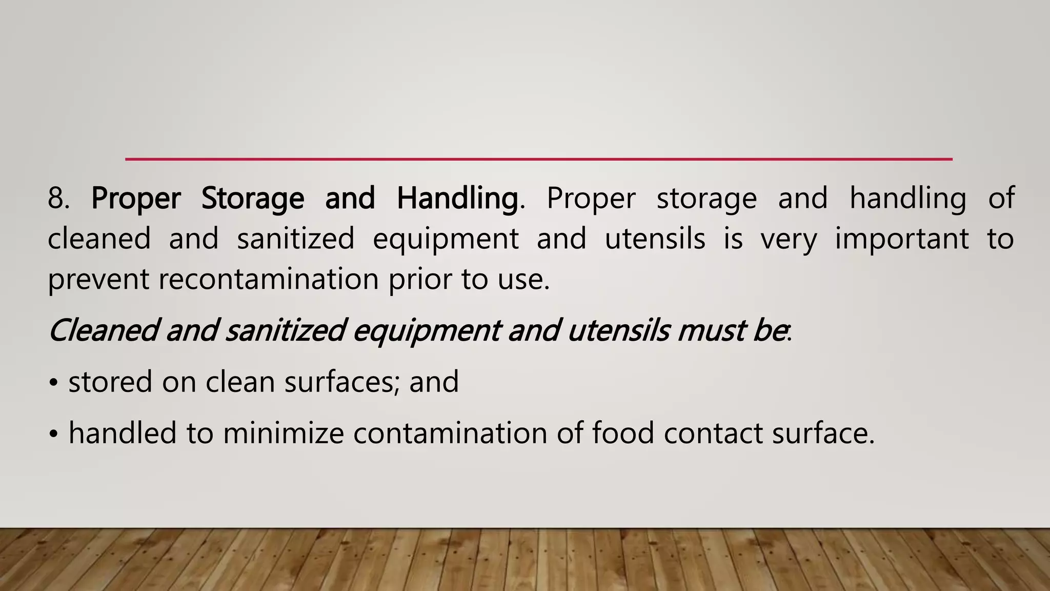 Store Properly Store and Stack kitchen tools and equipment.pptx