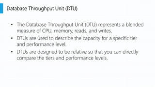 Store Data in Azure SQL Database | PPT