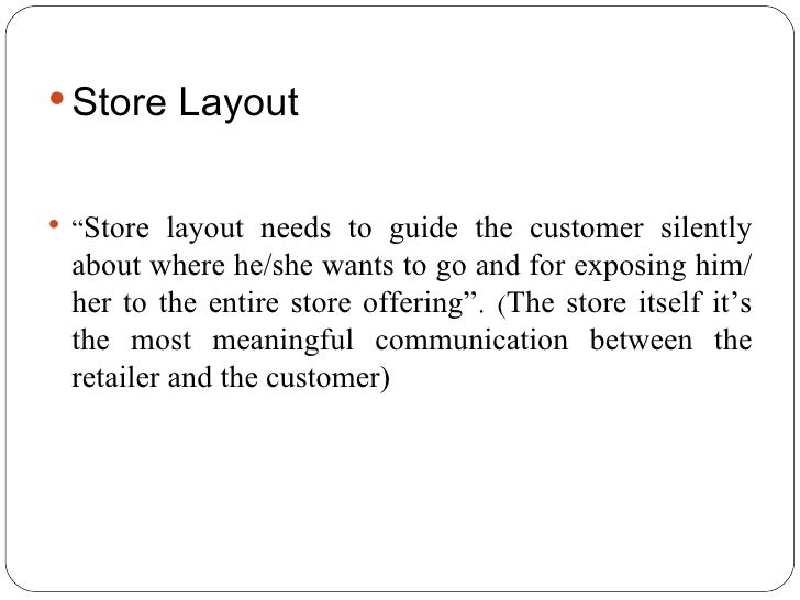 Store design