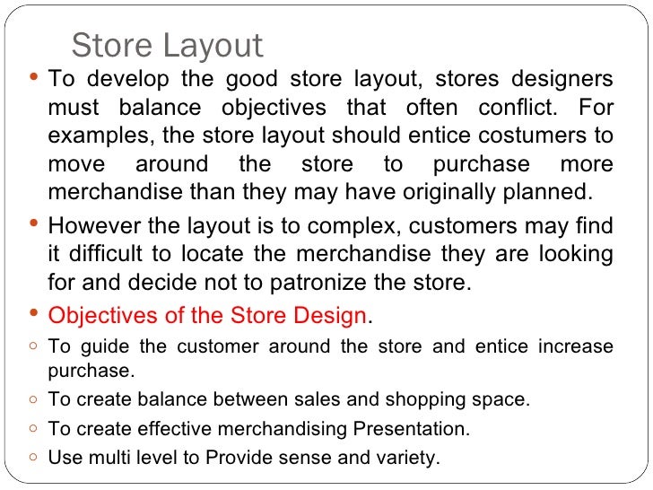 Store design Store design