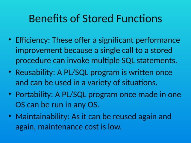 STORED FUNCTION IN PLStructuredQueryL.pptx