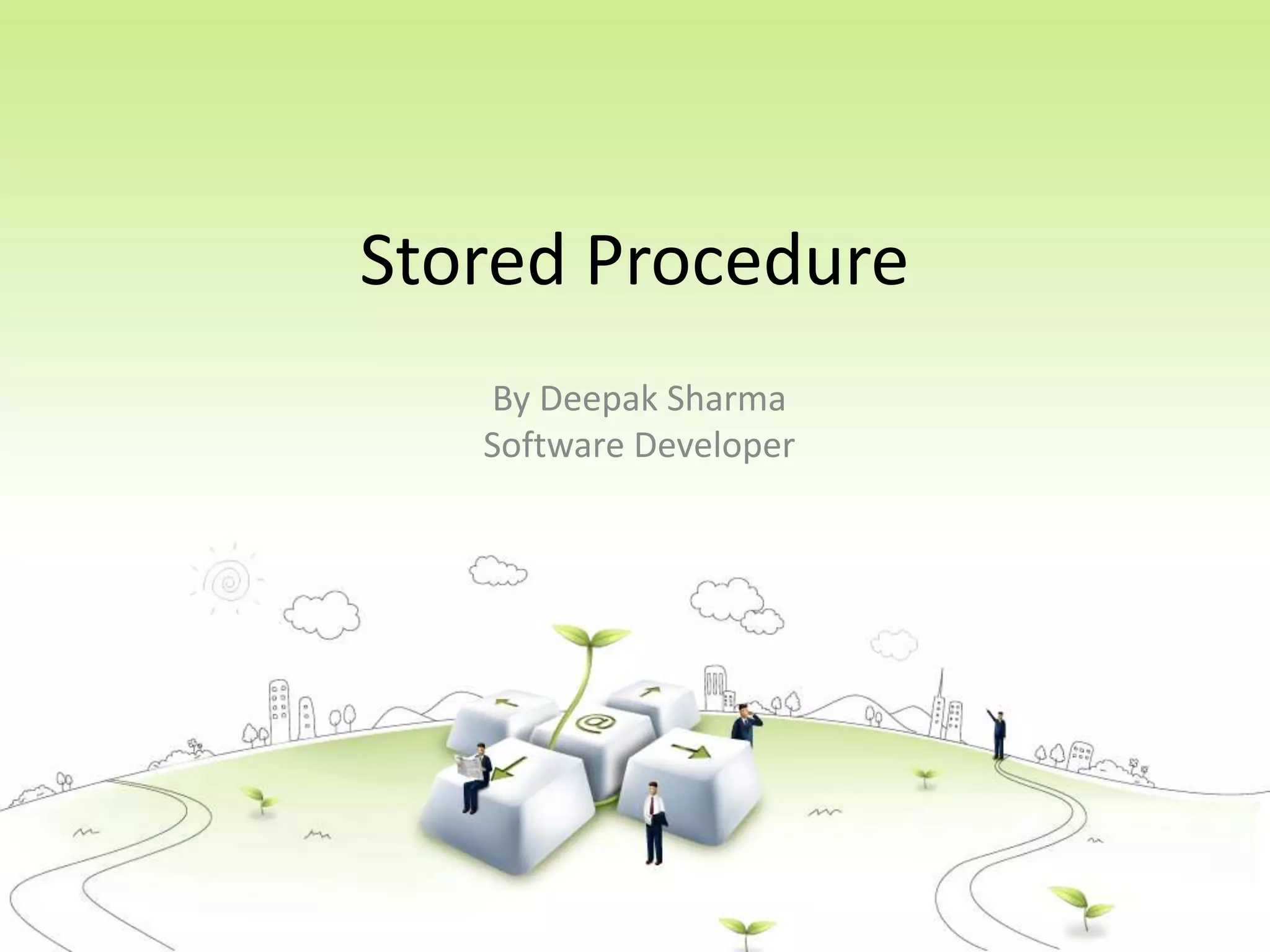 Stored procedure | PPTX