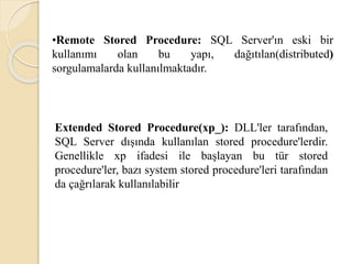 Stored procedure | PPT