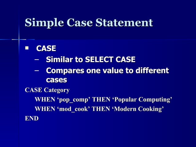 SQL Server Stored procedures | PPT