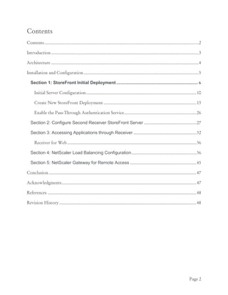 Citrix StoreFront - Implementation Guide | PDF