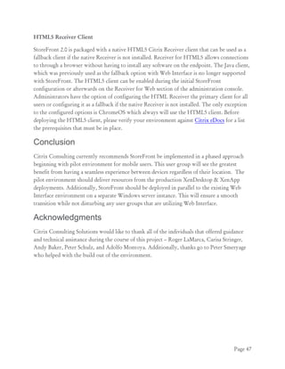 Citrix StoreFront - Implementation Guide | PDF