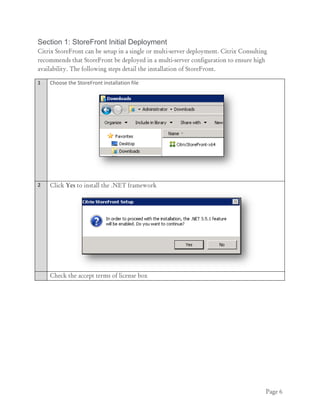 Citrix StoreFront - Implementation Guide | PDF