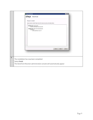 Citrix StoreFront - Implementation Guide | PDF