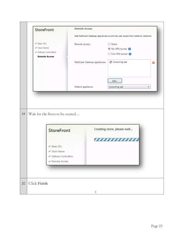 Citrix StoreFront Implementation Guide