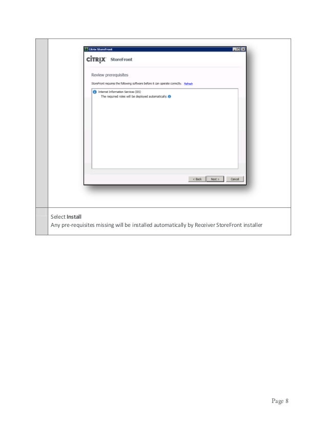 Citrix StoreFront Implementation Guide