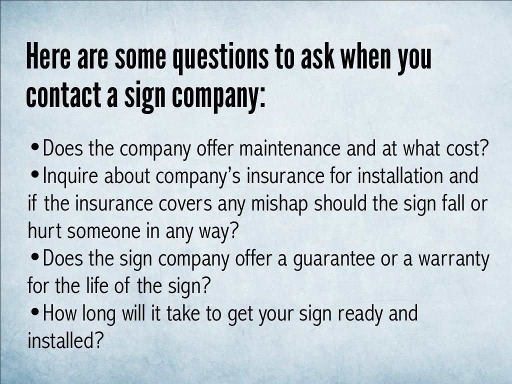 Here are some questions to