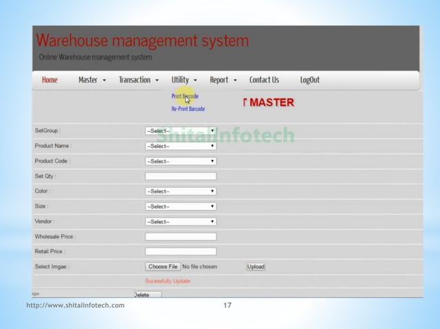Store inventory system using barcode | PPTX