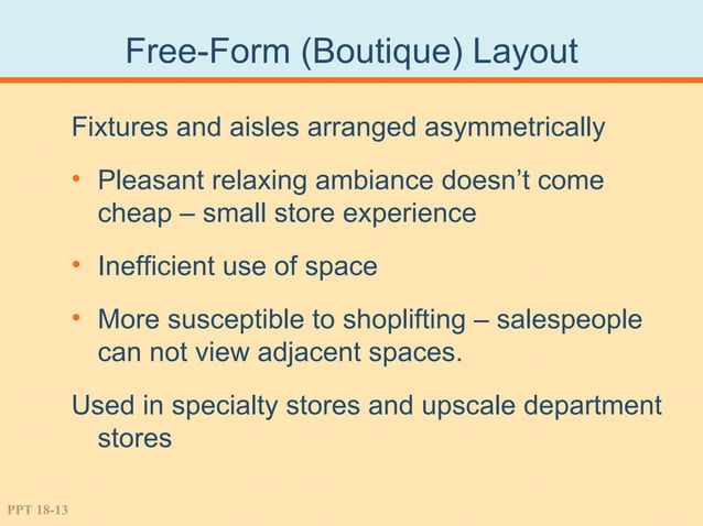 Store layout, design and merchandising | PPT