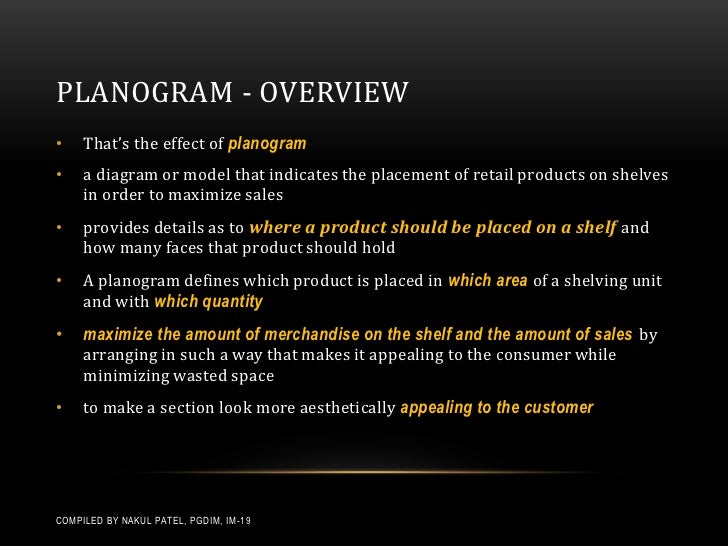 Store Layouts & Planograms