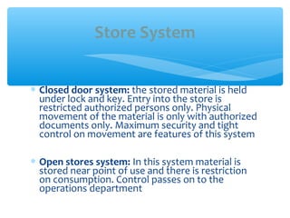 Storemanagement