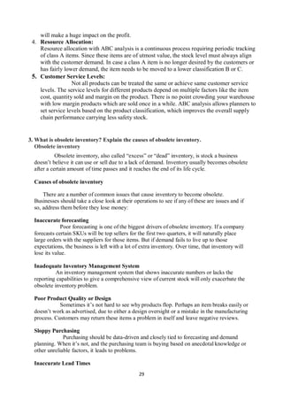 store management.pdf notes graduation students | PDF