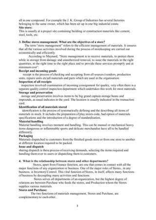 store management.pdf notes graduation students | PDF