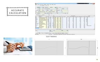 S O F T W A R E B A S E S C I E N T I F I C E S T I M A T I O N
A C C U R AT E
C A L C U L AT I O N
A C C U R AT E
C A L C U L AT I O N
 
