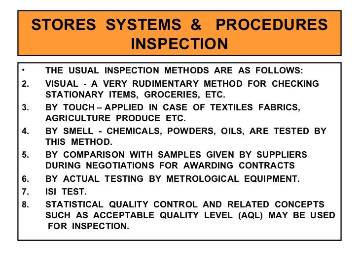 Stores Management