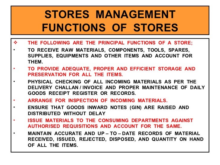 store invoice