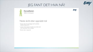 JEG FANT DET! HVA NÅ?

 