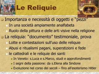 Rinascita – dall’anno
1000 ai Comuni
 Il «risveglio» intorno (e dopo) l’anno 1000
 Agricolo, crescita popolazione, vita urbana
 Riforme nella Chiesa
 Movimenti riformatori monastici – Cluny
 Lotta per le investiture – Impero # Chiesa
 Le Crociate – scontro con l’Islam
 Scambi, commercio, pellegrinaggi…
 Nuove forme di autogoverno: i Comuni
 Fioritura della civiltà comunale in Italia
 