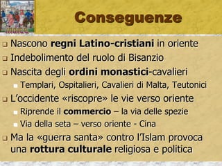 Concordato Worms
 Si giunge al Concordato di Worms:
 1122 tra Enrico V e papa Callisto II
 il papa sceglie i vescovi e li consacra
 solo dopo l’imperatore affida incarichi feudali
 Si rafforza così il potere del Papa
 Che si occupa del potere religioso
 e quello temporale (vita pratica, politica…)
 Ma questo sarà vero solo in ITALIA
 Mentre in Germania… avviene il contrario!
 