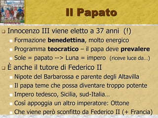 Crociate: i motivi
 Motivi religiosi
 Forte sentimento religioso, importanza reliquie
 Rinsaldare i rapporti con la chiesa d’Oriente
 Indulgenza e salvezza personale
 Motivi economici
 Aumento demografico, + popolazione – terre
 Problemi di commercio con oriente (blocco turco)
 Motivi politici
 Problema dei feudi e dei cadetti
 Mandare via i personaggi scomodi
 