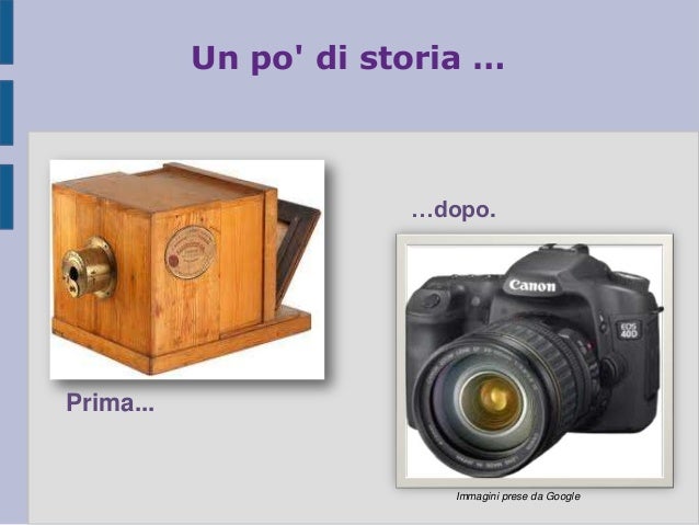 La macchina fotografica e la storia della fotografia