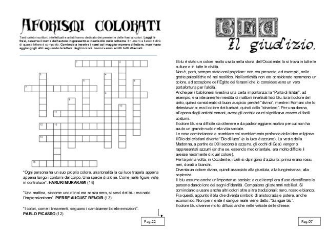 Storia Dei Colori Giochiecoloriit