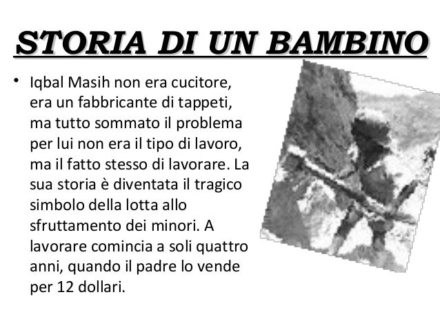 Storia di un bambino