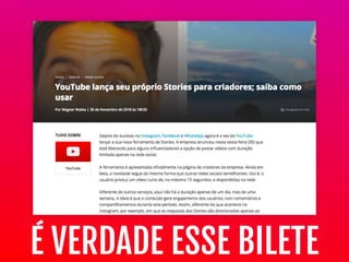 É VERDADE ESSE BILETE
 