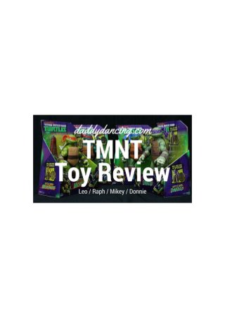 Teenage Mutant Ninja Turtles Toy Review