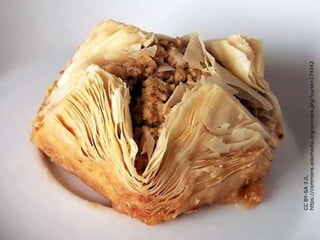 Words are like phyllo pastry
CCBY-SA3.0,
https://commons.wikimedia.org/w/index.php?curid=174342
 
