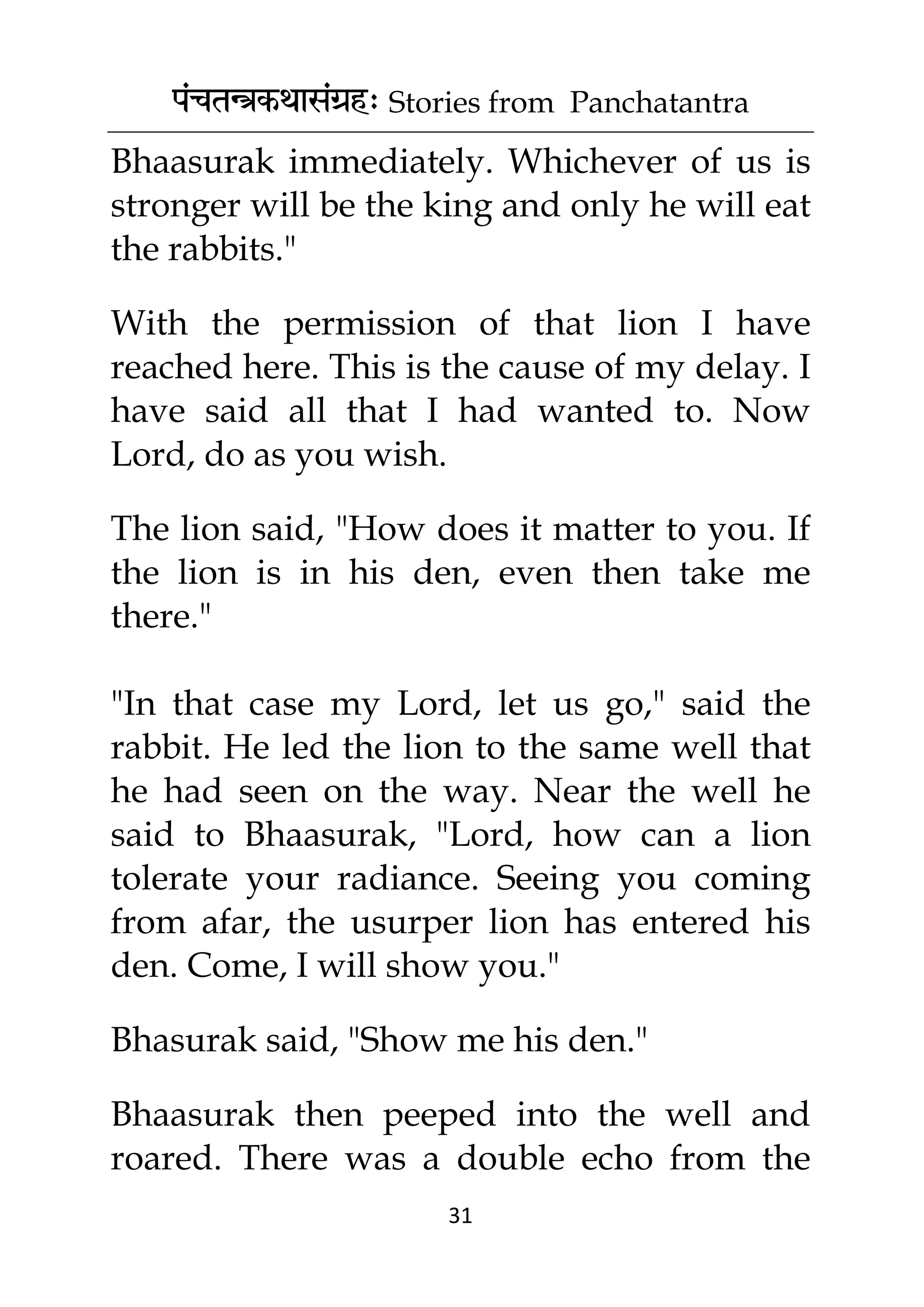 Stories From Panchatantra sanskrit Text English PDF stories-from-panchatantra-sanskrit-text-english-pdf