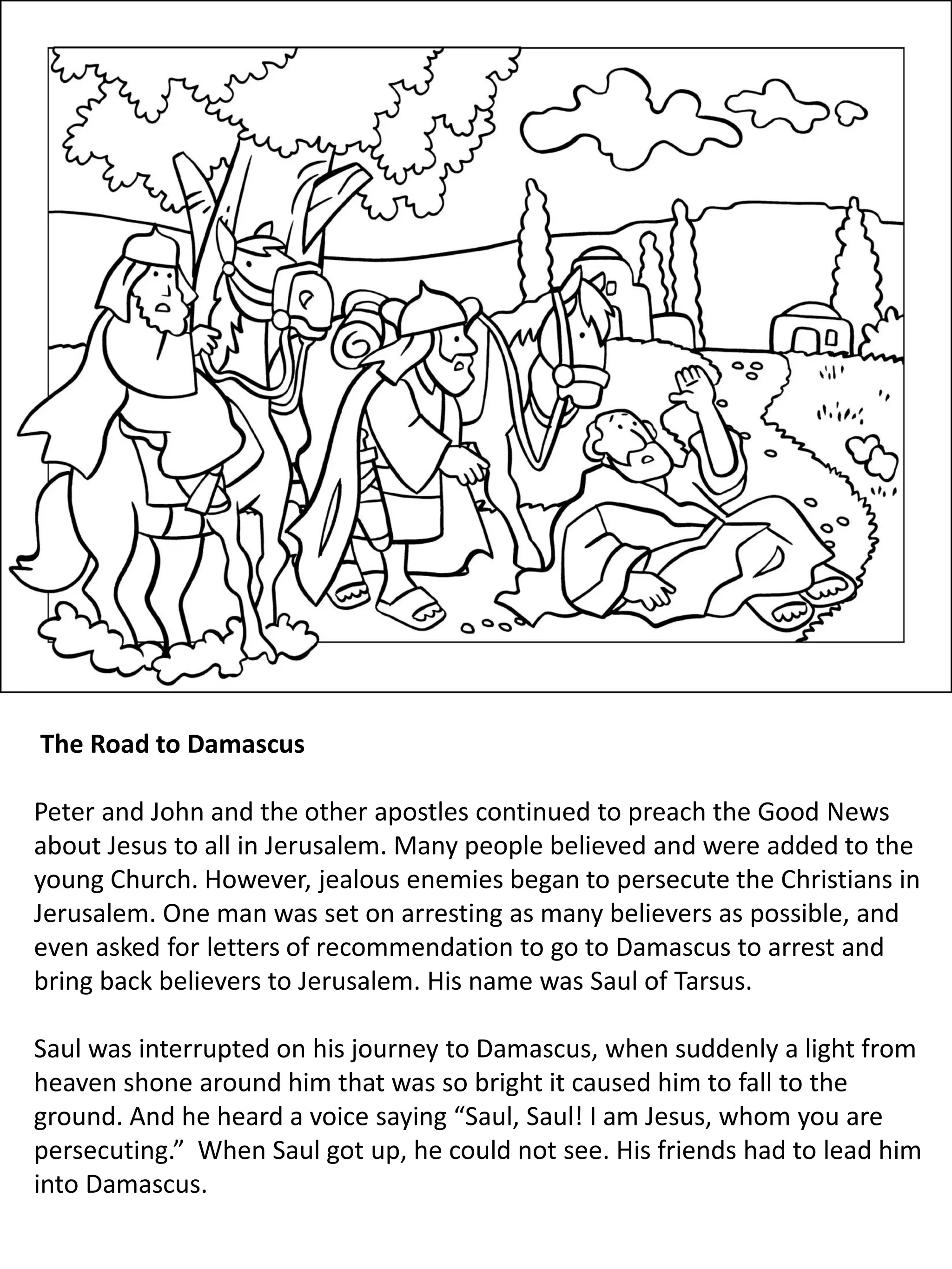 Paul And Timothy Coloring Pages Printable