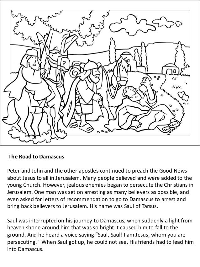Stories From The Book Of Acts For Children Coloring Book