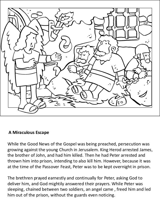 Stories From The Book Of Acts For Children Coloring Book