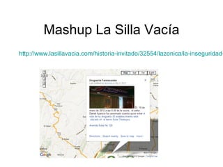Mashup La Silla Vacía
http://www.lasillavacia.com/historia-invitado/32554/lazonica/la-inseguridad-
 