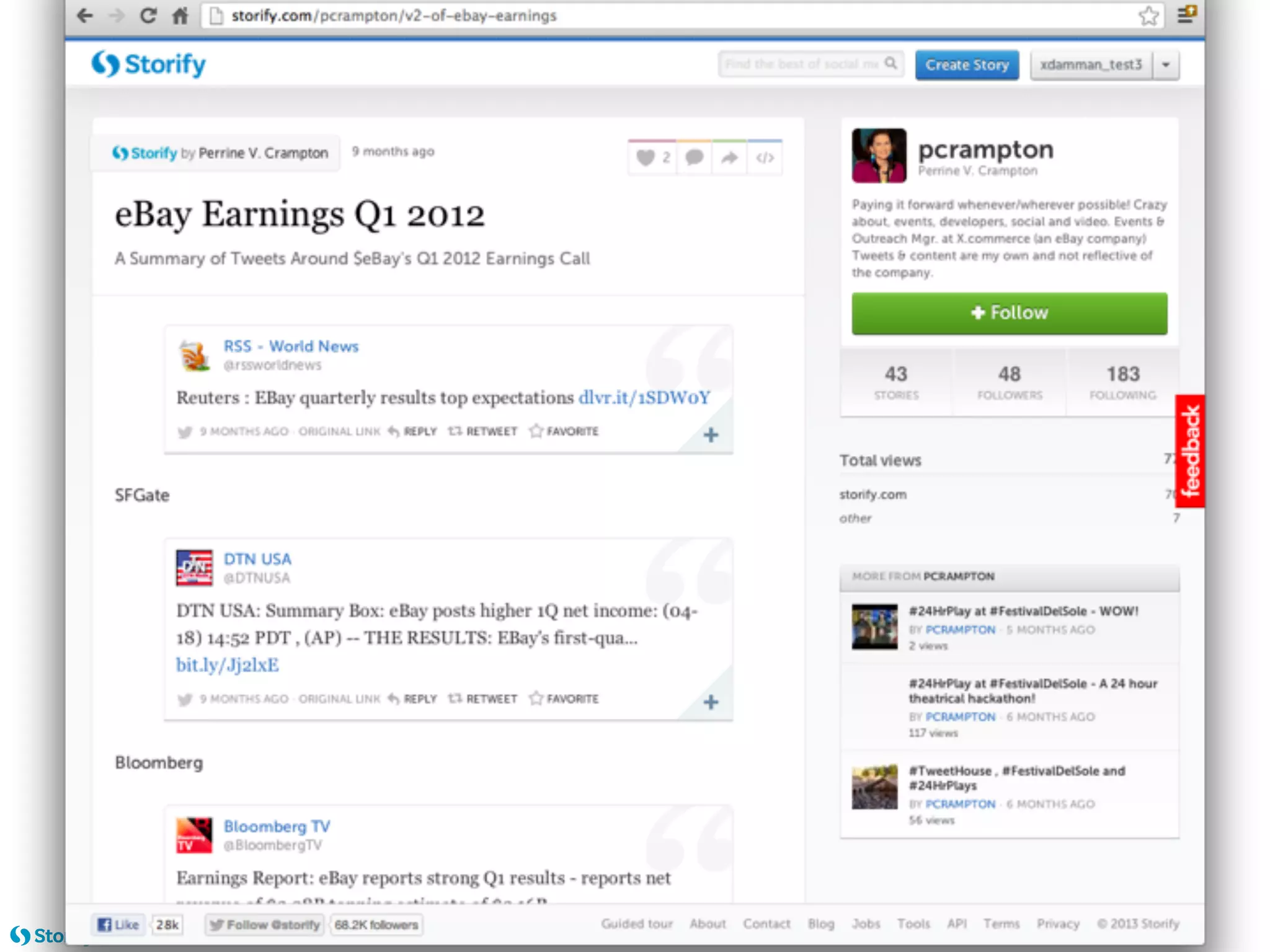 January 2013 - conﬁdential - xavier@storify.com
 