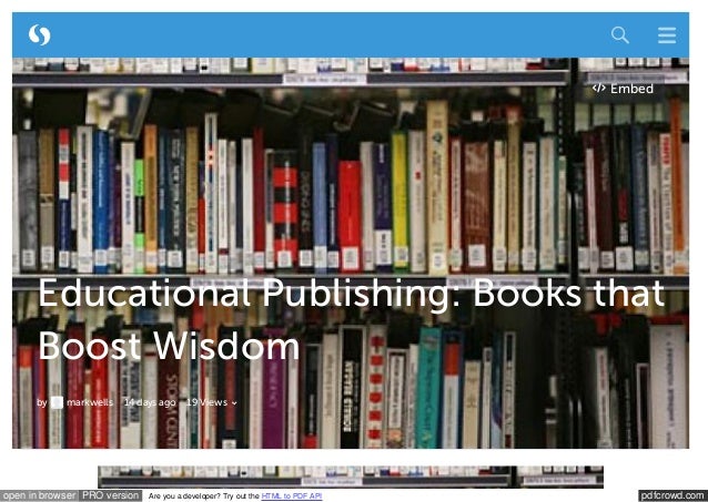 books on educational publishing