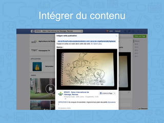 Intégrer du contenu
 