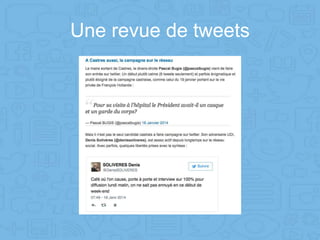 Une revue de tweets
 