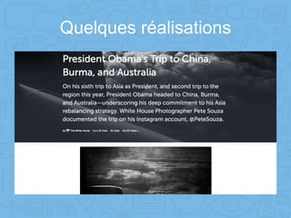 Quelques réalisations
 