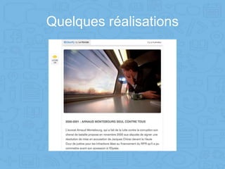 Quelques réalisations
 