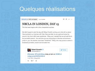 Quelques réalisations
 