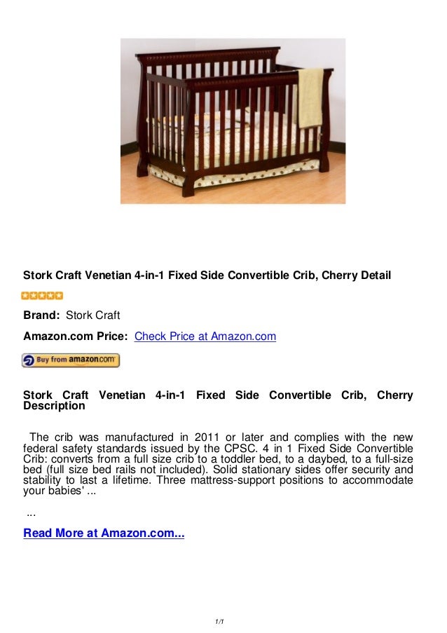 storkcraft venetian crib