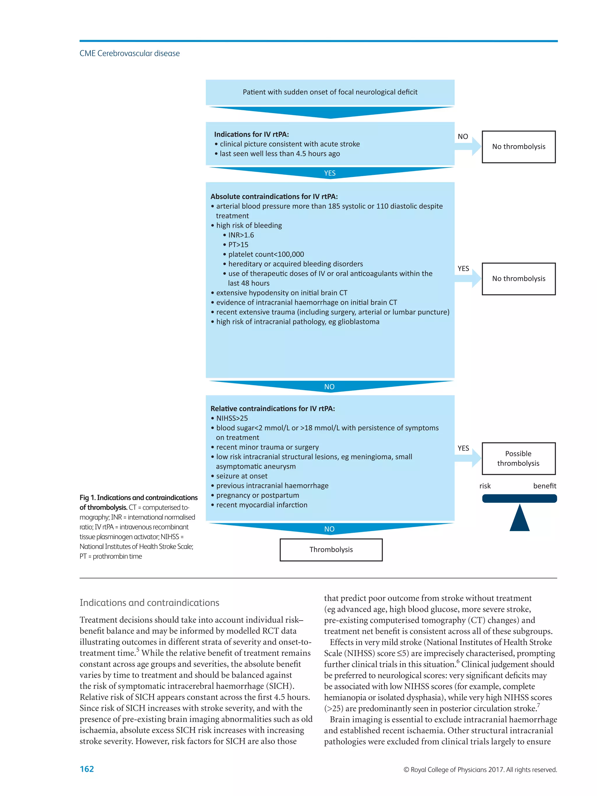 Thrombolysis and thrombectomy for acute ischaemic stroke | PDF