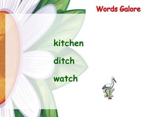 Words Galorekitchenditchwatch